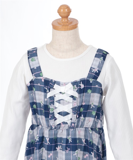 kidsうさぎ×フルーツ重ね着風ワンピース | kids -outlet- | axes femme