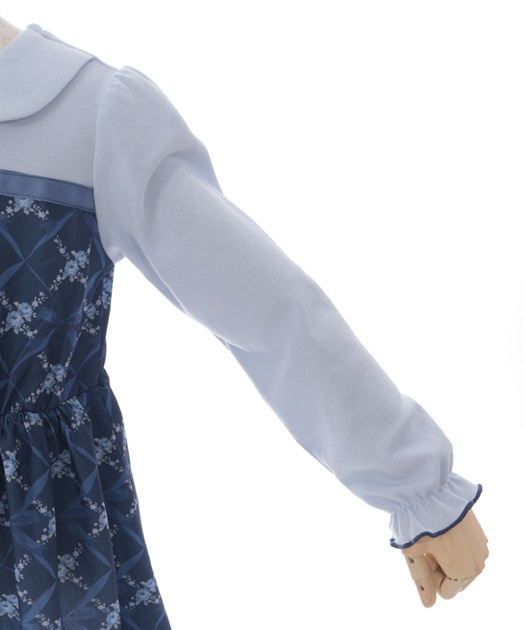 リボン×バラ柄切替ワンピース【WEB限定価格】 | kids | axes