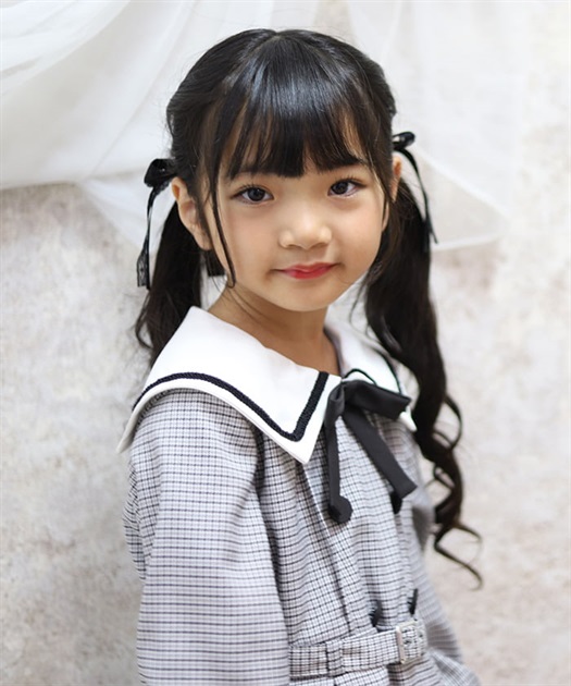 襟付きWボタンワンピース | kids | axes femme online shop 襟付きWボタンワンピース | kids | axes femme online shop