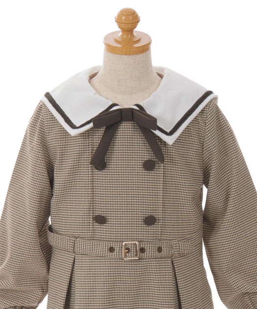 【特別訳あり特価】 襟付きWボタンワンピース【期間限定価格】 レディース服 | ワンピース