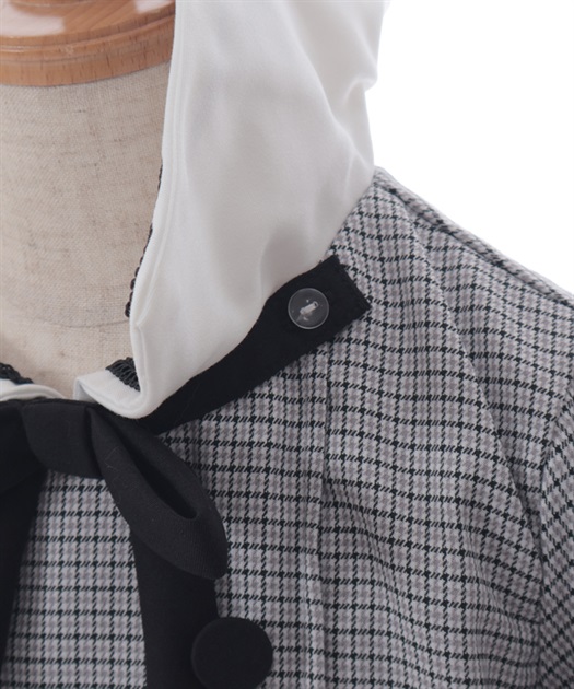 襟付きWボタンワンピース【期間限定価格】 | レディース服 襟付きWボタンワンピース【期間限定価格】 | レディース服