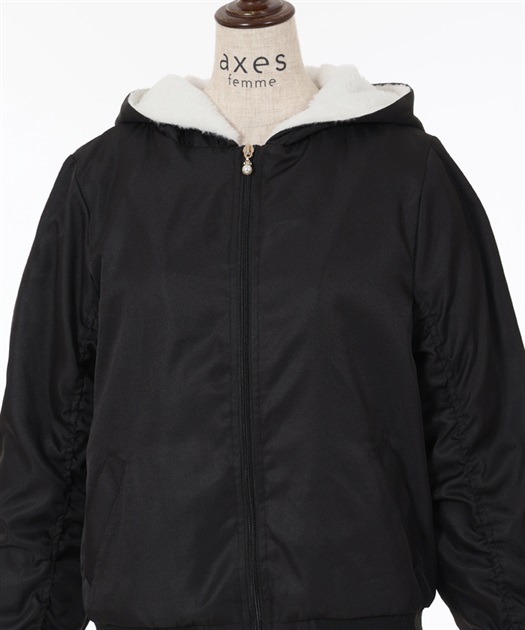 袖レースアップブルゾン | outlet | axes femme online shop 