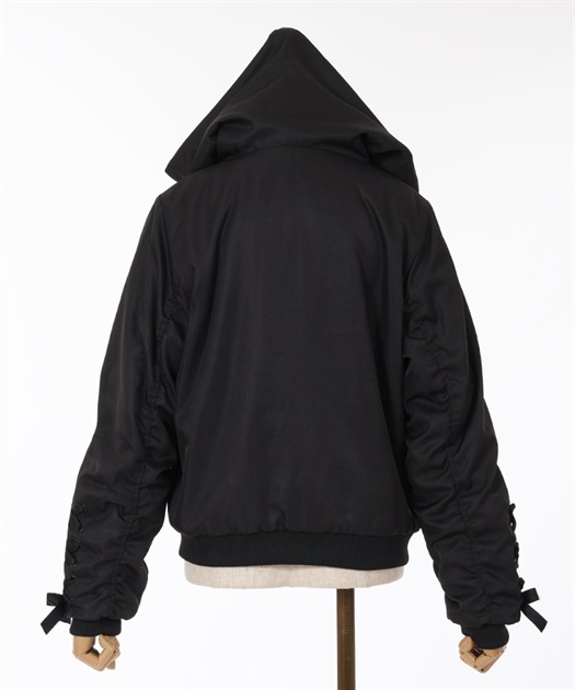 袖レースアップブルゾン | outlet | axes femme online shop 