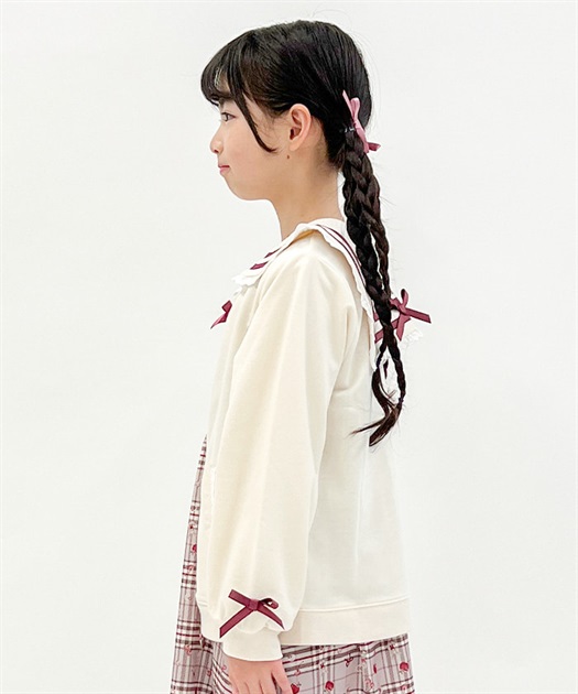 ロゴ刺繍セーラー襟ブルゾン | レディース服・レディース ロゴ刺繍セーラー襟ブルゾン | レディース服・レディース