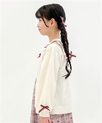 ロゴ刺繍セーラー襟ブルゾン | レディース服・レディース