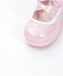 ダブルリボンスカラップパンプス | kawaii | axes femme online shop