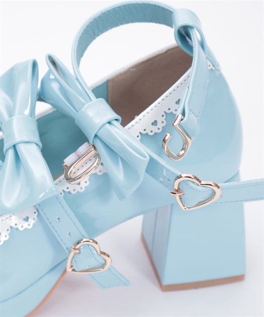 ダブルリボンスカラップパンプス | kawaii | axes femme online shop ダブルリボンスカラップパンプス | kawaii | axes femme online shop