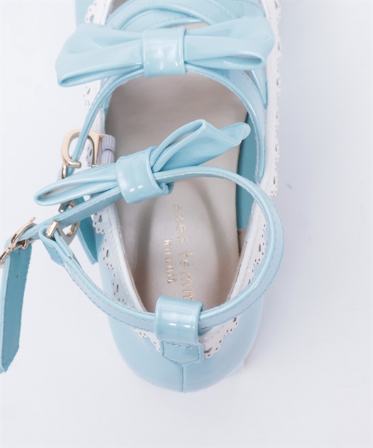 ダブルリボンスカラップパンプス | kawaii | axes femme online shop