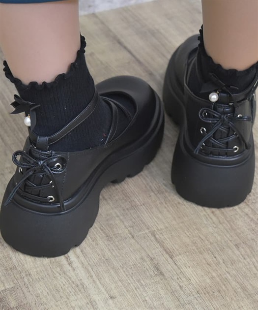 厚底クロスストラップシューズ【期間限定価格】 | outlet | axes 厚底クロスストラップシューズ【期間限定価格】 | outlet | axes