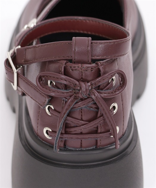 厚底クロスストラップシューズ | outlet | axes femme online shop
