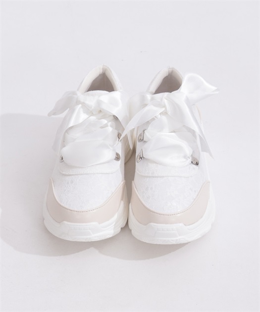 サテンリボンスニーカー | outlet | axes femme online shop