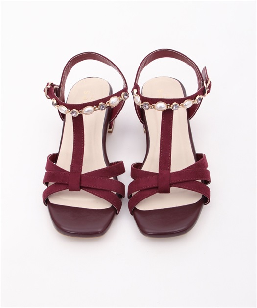 ビジューストラップサンダル | outlet | axes femme online shop