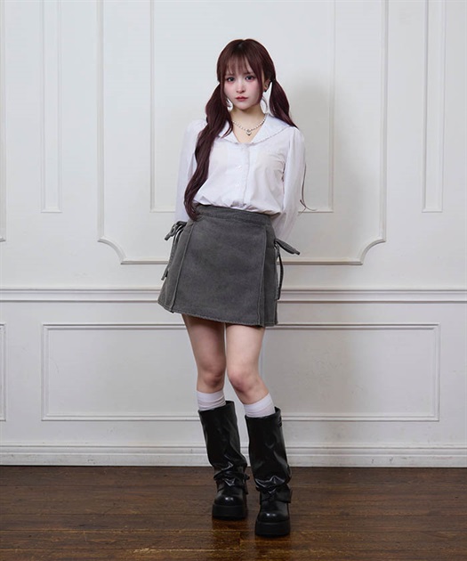 FBギャザーロングブーツ【期間限定価格】 | レディース服 FBギャザーロングブーツ【期間限定価格】 | レディース服