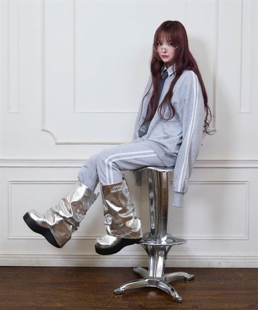 FBギャザーロングブーツ【期間限定価格】 | レディース服 FBギャザーロングブーツ【期間限定価格】 | レディース服