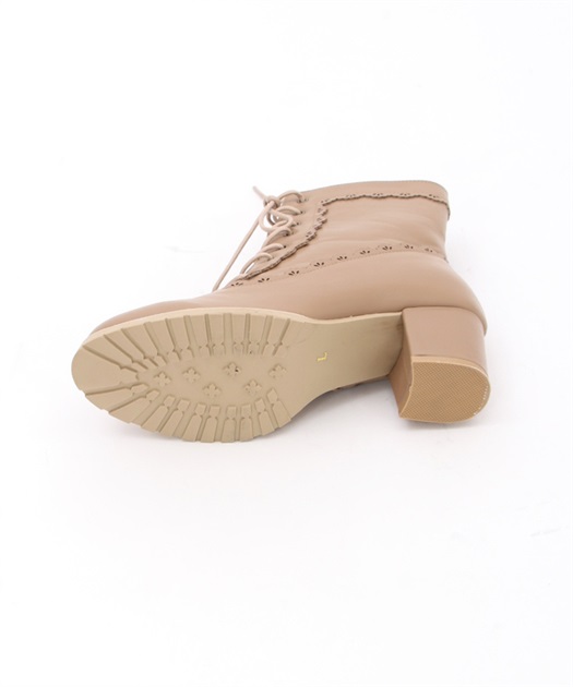 スカラップレースアップブーツ | outlet | axes femme online shop