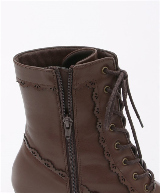 スカラップレースアップブーツ | outlet | axes femme online shop
