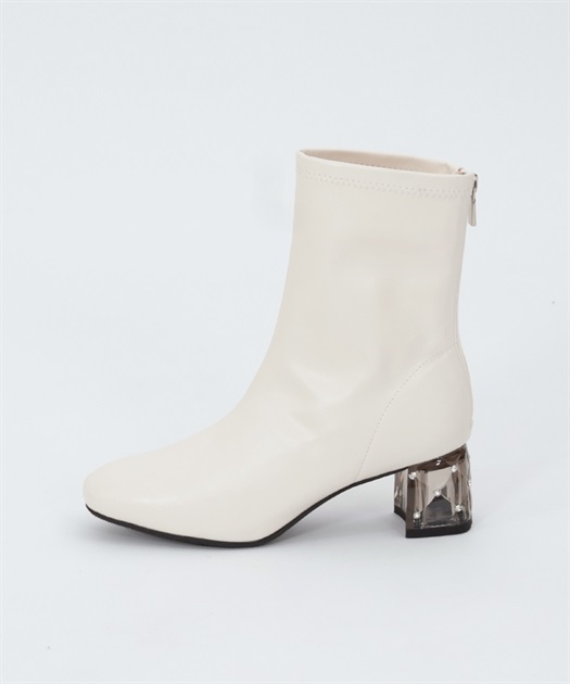 ビジュー付クリアヒールブーツ | outlet | axes femme online shop ビジュー付クリアヒールブーツ | outlet | axes femme online shop
