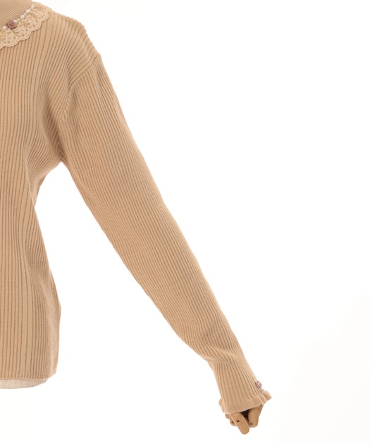 バラボトルネックニットプルオーバー | outlet | axes femme バラボトルネックニットプルオーバー | outlet | axes femme