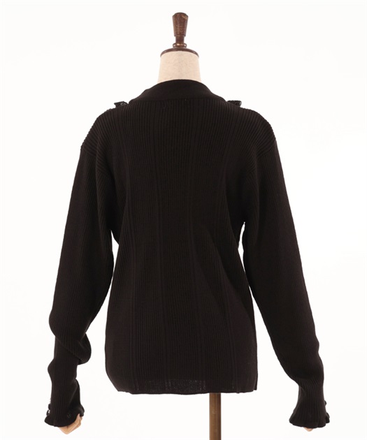 バラボトルネックニットプルオーバー | outlet | axes femme バラボトルネックニットプルオーバー | outlet | axes femme