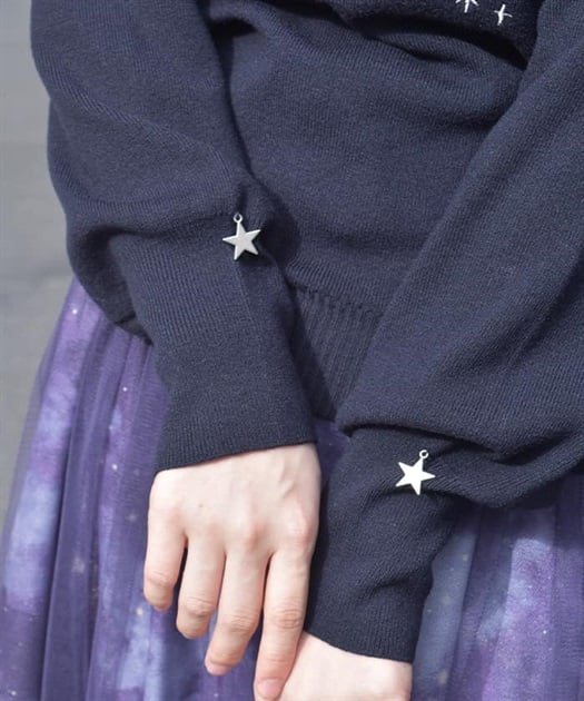 テレスコープラメ刺繍ニット | レディース服・レディース テレスコープラメ刺繍ニット | レディース服・レディース