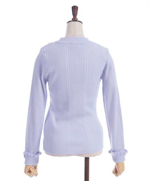 バラボトルネックニットプルオーバー | レディース服 バラボトルネックニットプルオーバー | レディース服
