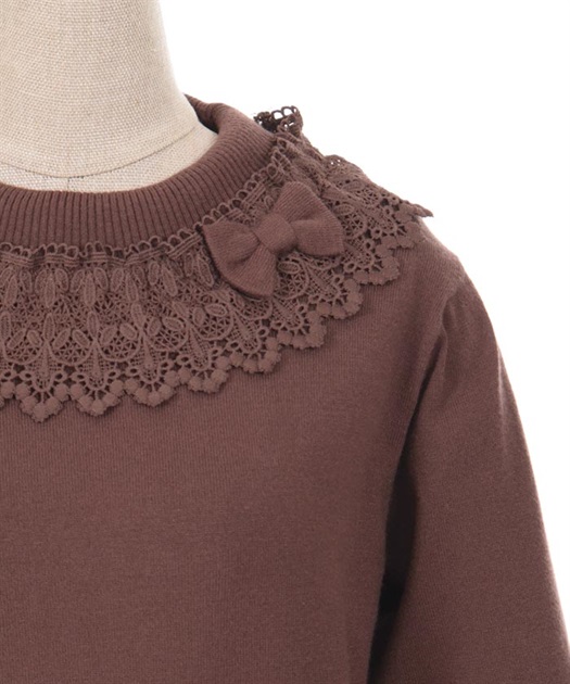 レーシーフリルニットプル | kawaii | axes femme online shop