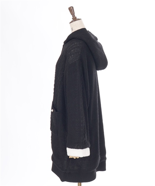 裏ボアニットコーディガン | axes femme | axes femme online shop 裏ボアニットコーディガン | axes femme | axes femme online shop