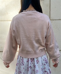 SAKURA刺繍ショートカーディガン | outlet | axes femme SAKURA刺繍ショートカーディガン | outlet | axes femme