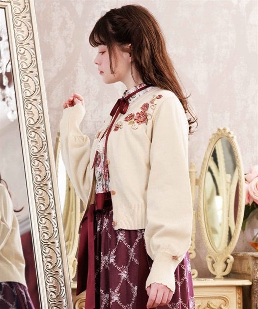フラワーガーデン刺繍カーディガン | レディース服・レディース フラワーガーデン刺繍カーディガン | レディース服・レディース