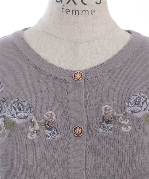 フラワーガーデン刺繍カーディガン | レディース服・レディース フラワーガーデン刺繍カーディガン | レディース服・レディース