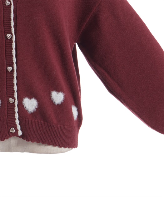 ハートジャカードニットカーディガン | axes femme | axes femme