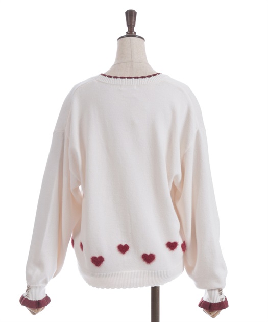 ハートジャカードニットカーディガン | axes femme | axes femme