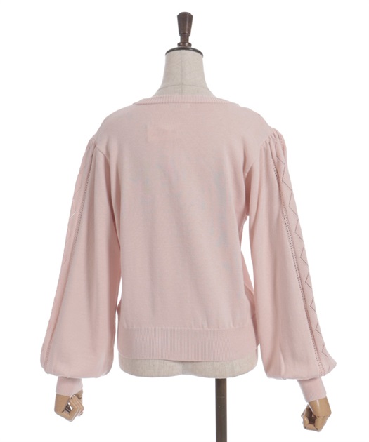 桜刺繍ニットカーディガン【WEB先行販売】 | axes femme online shop