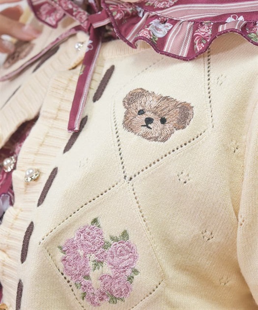 RosyBearニットカーデ【Web限定商品】【期間限定販売
