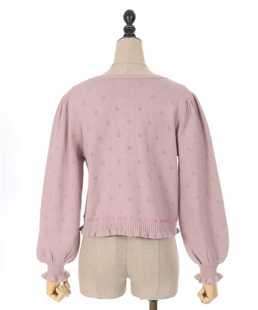 RosyBearニットカーデ【Web限定商品】【期間限定販売 RosyBearニットカーデ【Web限定商品】【期間限定販売