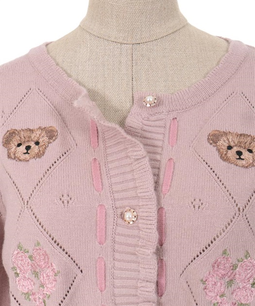 RosyBearニットカーデ【Web限定商品】【期間限定販売