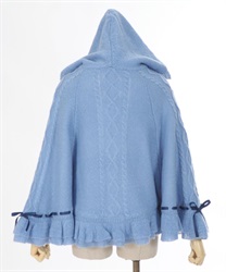 リボン裏ボアニットケープ | レディース服・レディース リボン裏ボアニットケープ | レディース服・レディース
