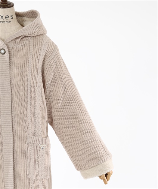 裏ボアニットコーディガン | outlet | axes femme online shop 裏ボアニットコーディガン | outlet | axes femme online shop