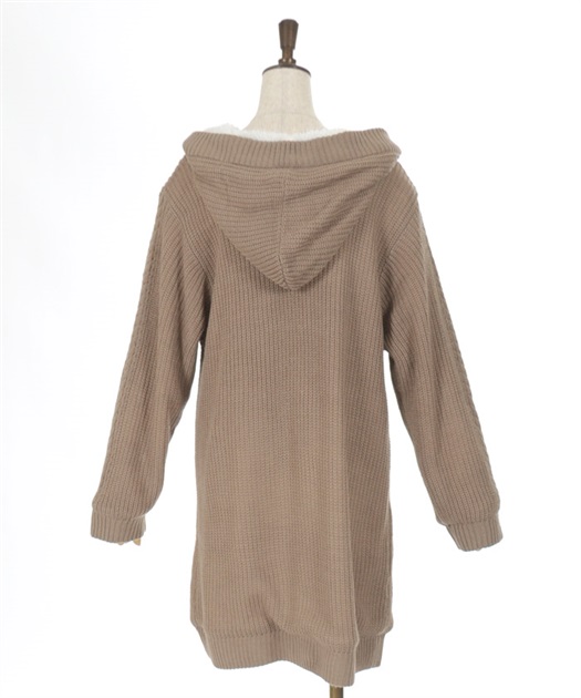 裏ボアニットコーディガン | outlet | axes femme online shop 裏ボアニットコーディガン | outlet | axes femme online shop