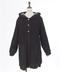 裏ボアニットコーディガン | outlet | axes femme online shop 裏ボアニットコーディガン | outlet | axes femme online shop