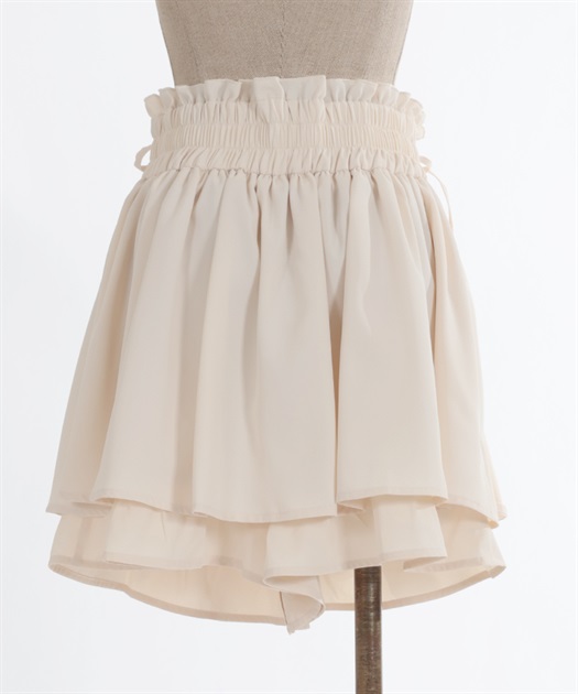 レースアップフレアキュロット | outlet | axes femme online shop レースアップフレアキュロット | outlet | axes femme online shop