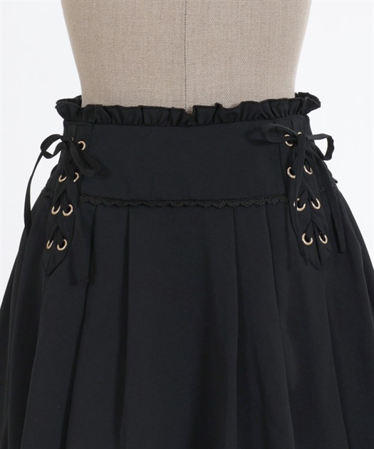 レースアップフレアキュロット | outlet | axes femme online shop レースアップフレアキュロット | outlet | axes femme online shop