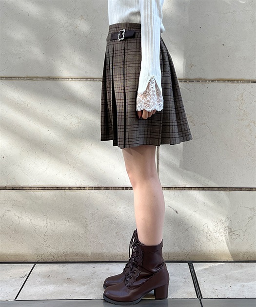ベルト装飾プリーツキュロット【期間限定価格】 | outlet | axes ベルト装飾プリーツキュロット【期間限定価格】 | outlet | axes