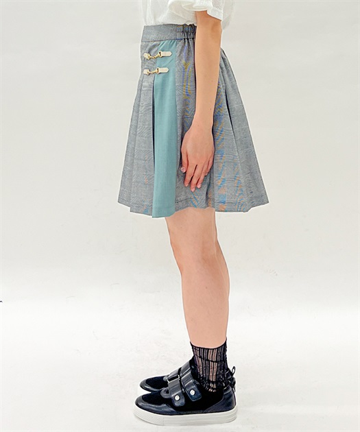 バイカラープリーツキュロット | axes femme | axes femme バイカラープリーツキュロット | axes femme | axes femme