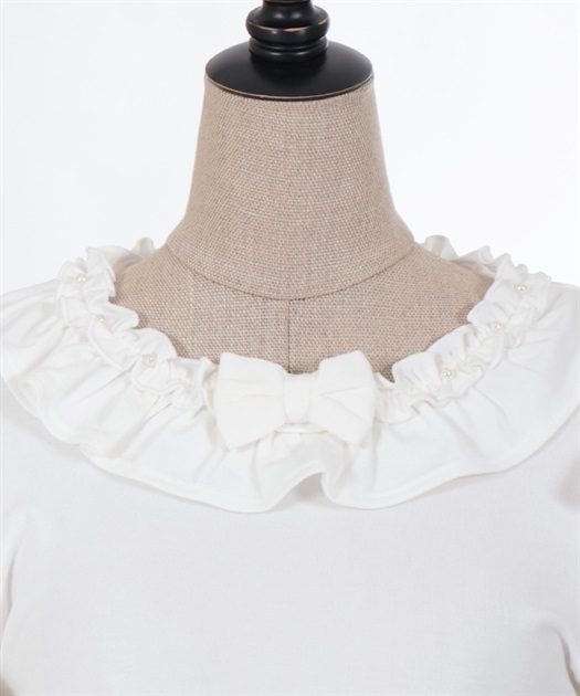 フリルリボン半袖カットプル | kawaii | axes femme online shop