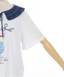 襟付クリームソーダ柄Tシャツ | outlet | axes femme online shop 襟付クリームソーダ柄Tシャツ | outlet | axes femme online shop