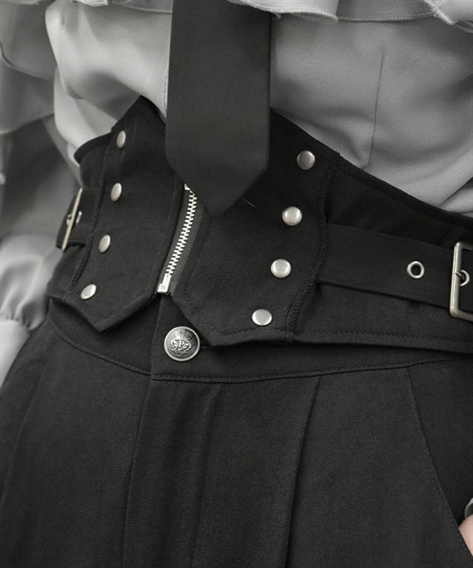 コルセットベルトデザインパンツ | POETIQUE | axes femme
