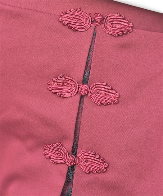 チャイナ釦付きレイヤードパンツ | レディース服・レディース チャイナ釦付きレイヤードパンツ | レディース服・レディース