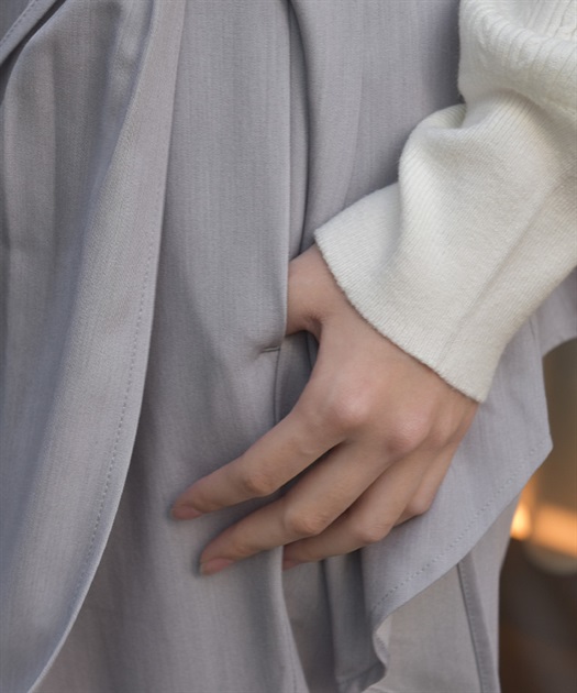 ペプラム風ベルト付パンツ | axes femme online shop