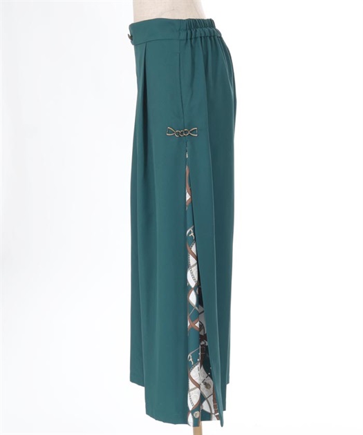 スカーフ切替ワイドパンツ | axes femme | axes femme online shop